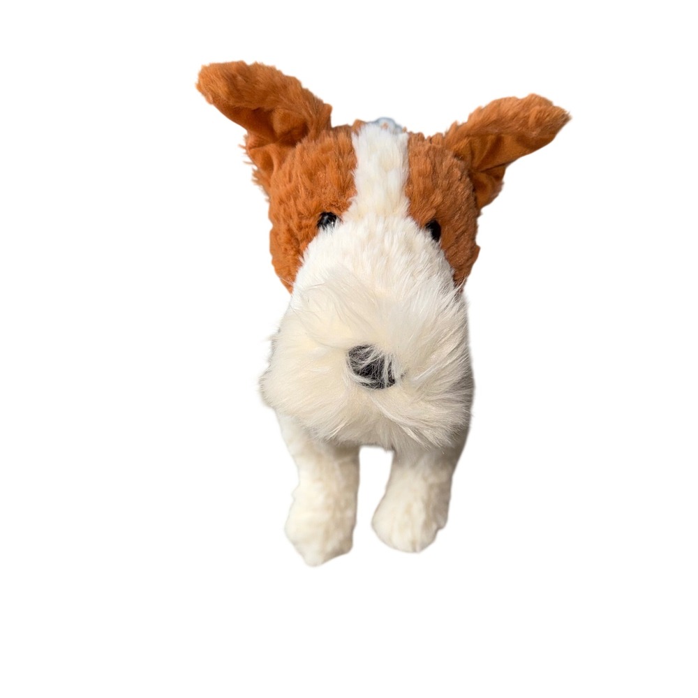 Jellycat Hector Fox Russell Terrier Plush Small Tricolor Excellent Dog Retired